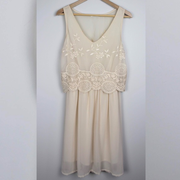 Noul Tiered Embroidered Dress - Picture 2 of 5